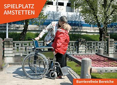 Spielplatz Amstetten - barrierefreie Bereiche